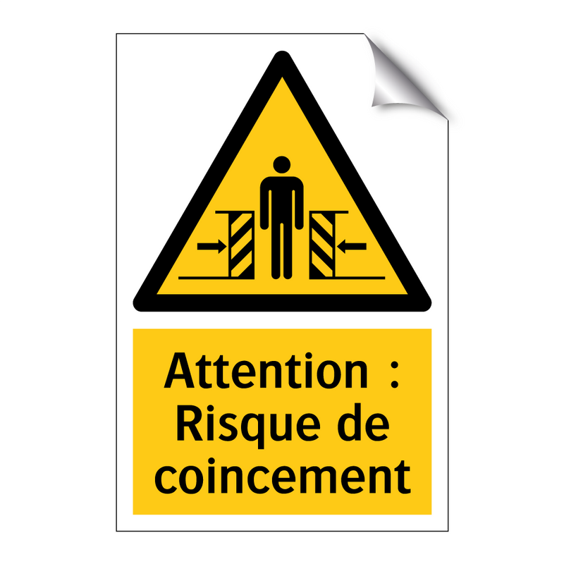 Attention : Risque de coincement