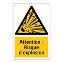 Attention : Risque d'explosion