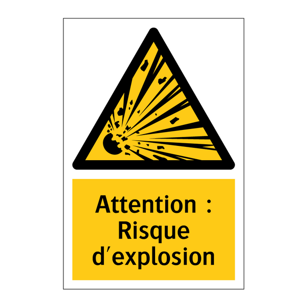 Attention : Risque d'explosion