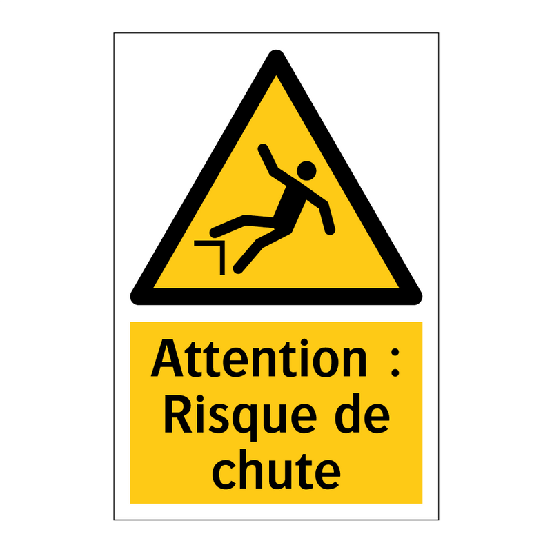 Attention : Risque de chute