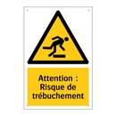 Attention : Risque de trébuchement
