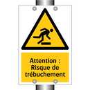 Attention : Risque de trébuchement