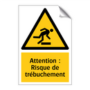 Attention : Risque de trébuchement