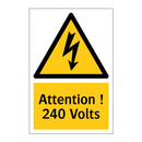Attention ! 240 Volts