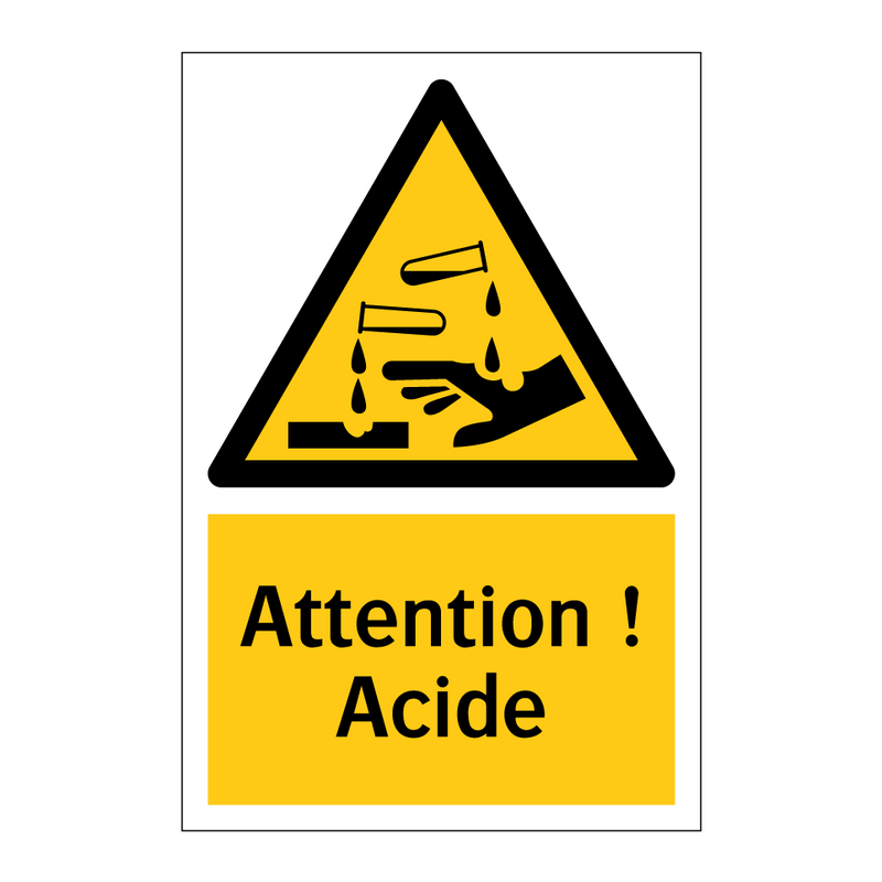 Attention ! Acide