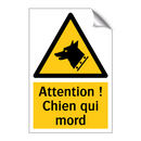 Attention ! Chien qui mord