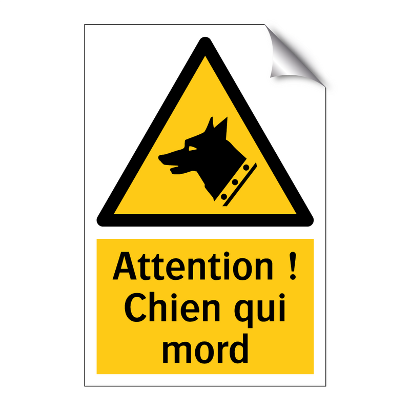 Attention ! Chien qui mord