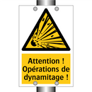 Attention ! Opérations de dynamitage !