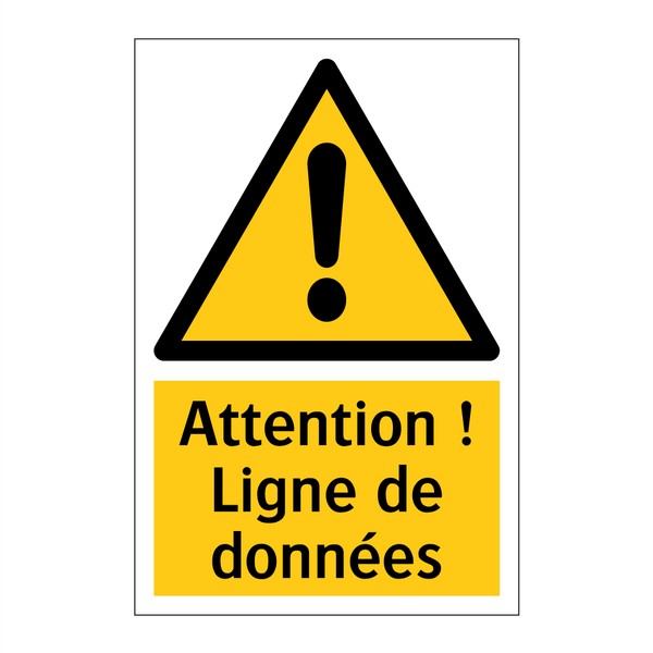 Attention ! Ligne de données