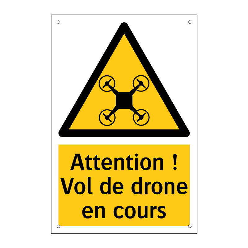 Attention ! Vol de drone en cours