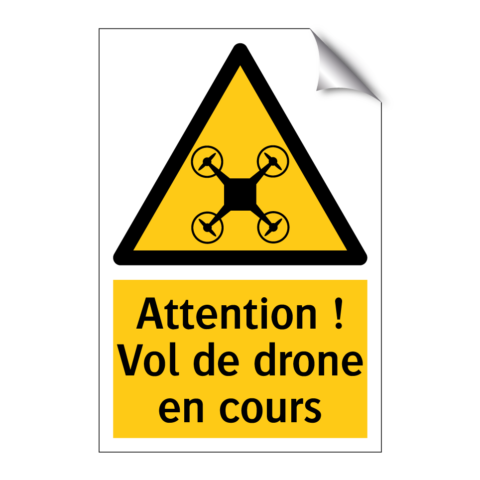 Attention ! Vol de drone en cours