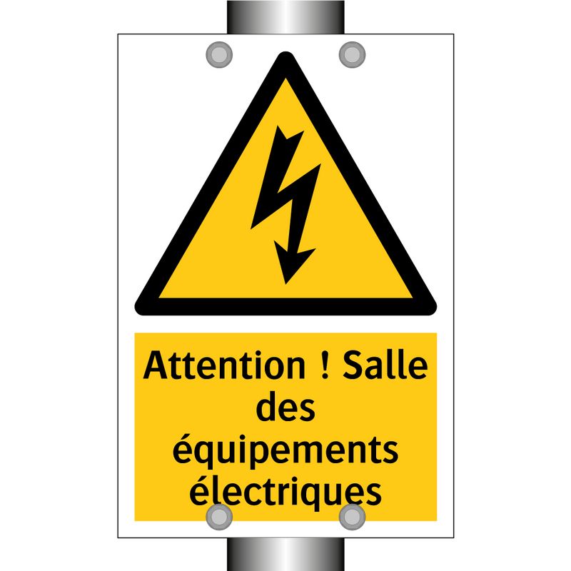 Attention ! Salle des équipements électriques