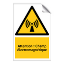 Attention ! Champ électromagnétique