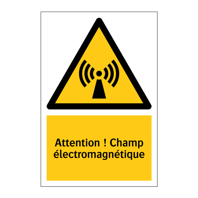 Attention ! Champ électromagnétique