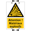 Attention ! Matériaux explosifs
