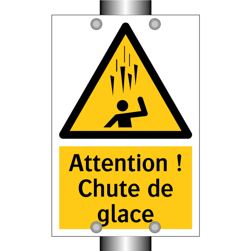 Attention ! Chute de glace