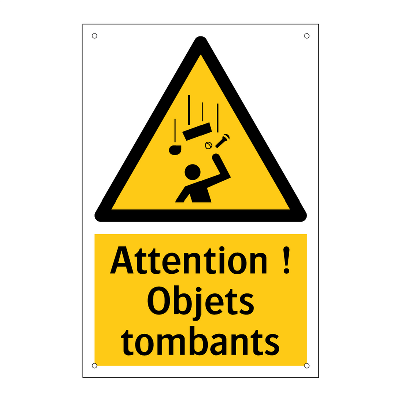 Attention ! Objets tombants
