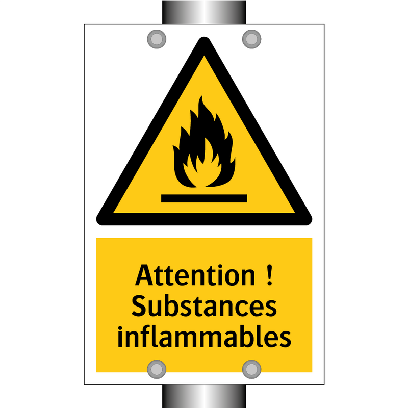 Attention ! Substances inflammables