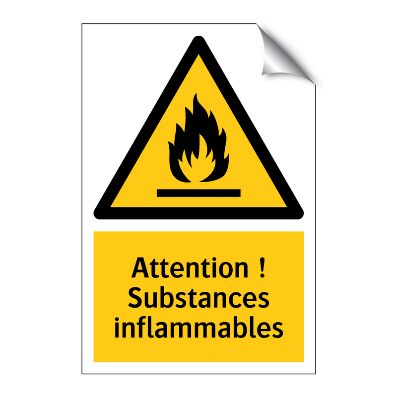 Attention ! Substances inflammables