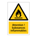 Attention ! Substances inflammables