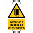 Attention ! Trappes de sol et espaces