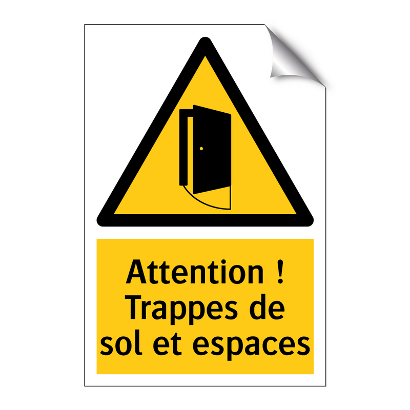 Attention ! Trappes de sol et espaces