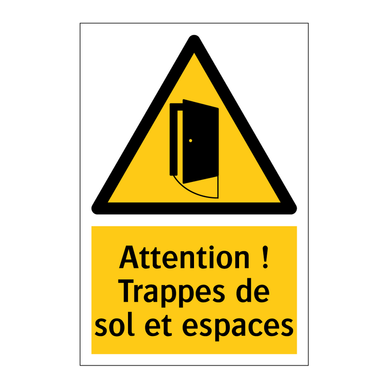 Attention ! Trappes de sol et espaces