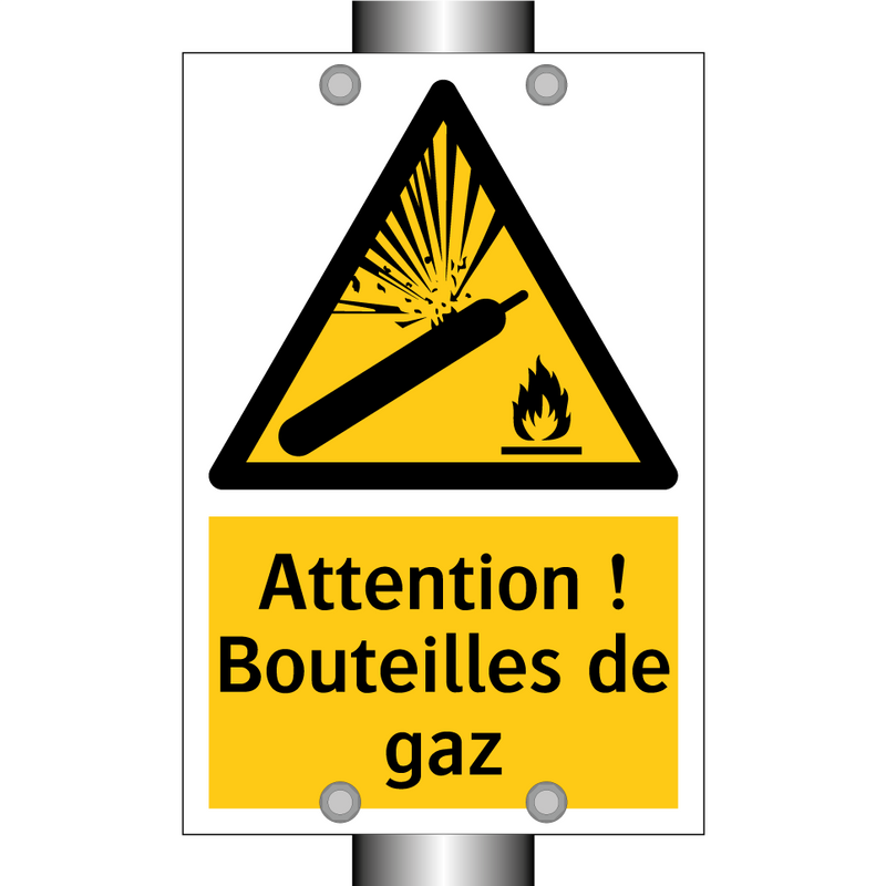Attention ! Bouteilles de gaz