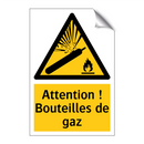 Attention ! Bouteilles de gaz