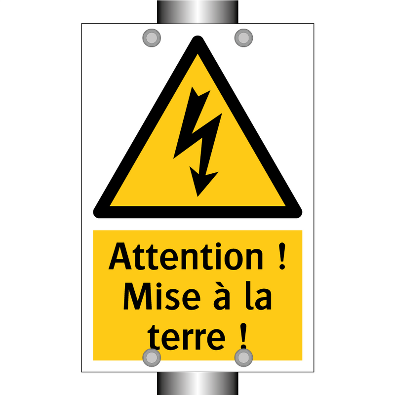 Attention ! Mise à la terre !