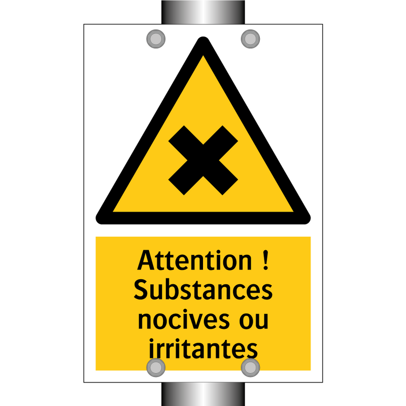 Attention ! Substances nocives ou irritantes