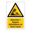 Attention ! Vagues déferlantes et forte houle