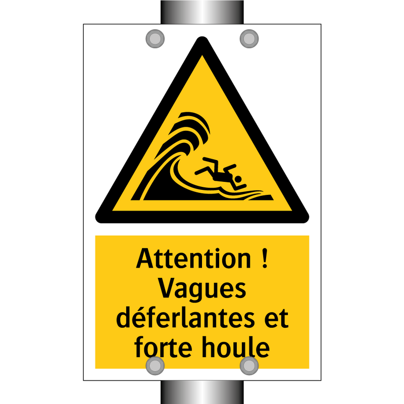 Attention ! Vagues déferlantes et forte houle