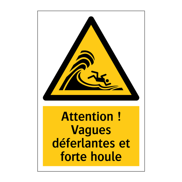 Attention ! Vagues déferlantes et forte houle