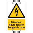 Attention ! Haute tension Danger de mort