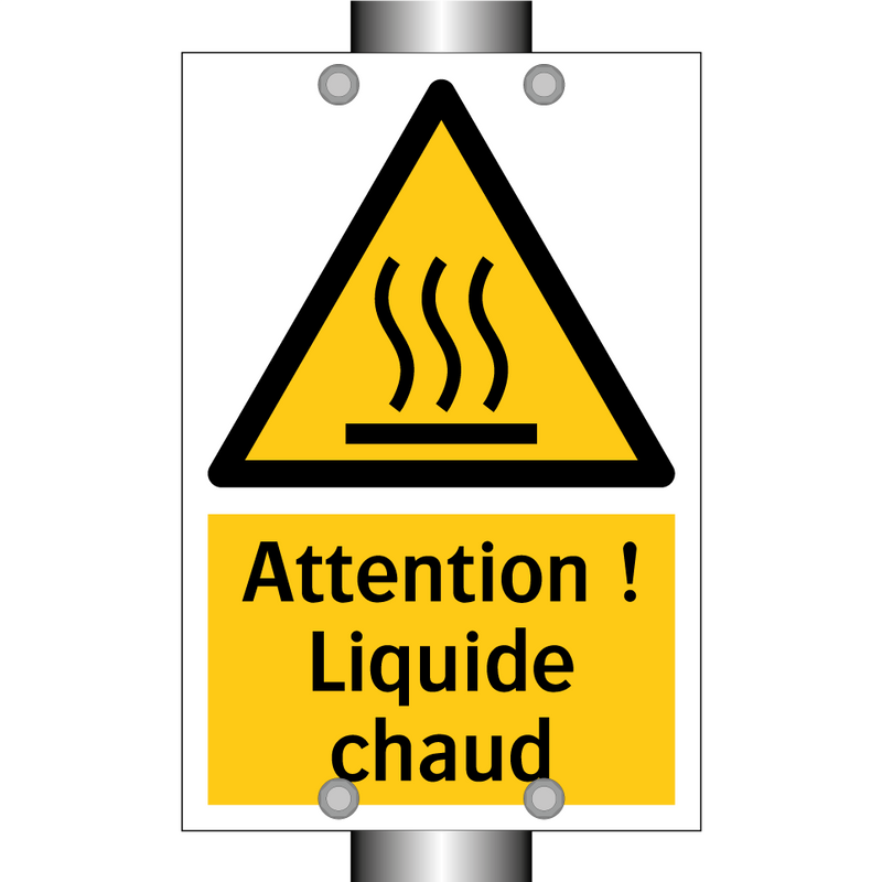 Attention ! Liquide chaud