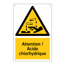 Attention ! Acide chlorhydrique