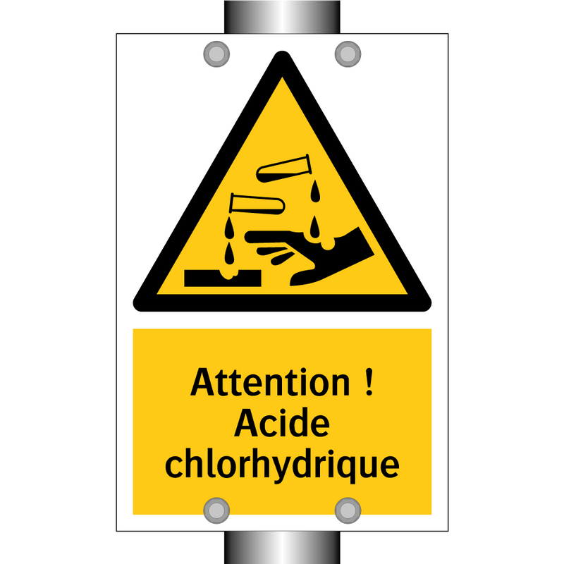 Attention ! Acide chlorhydrique