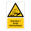 Attention ! Acide chlorhydrique