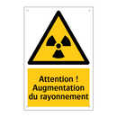 Attention ! Augmentation du rayonnement