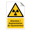Attention ! Augmentation du rayonnement