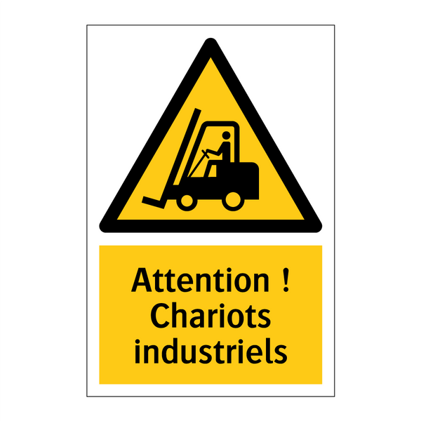 Attention ! Chariots industriels