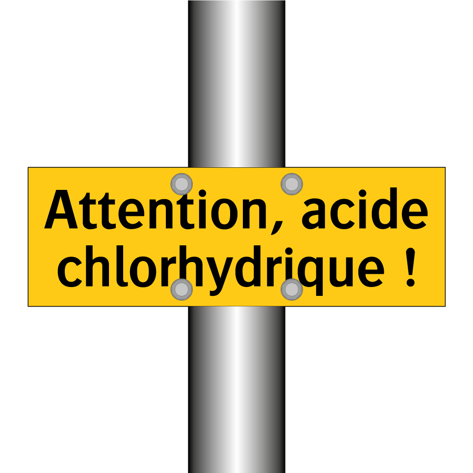 Attention, acide chlorhydrique !
