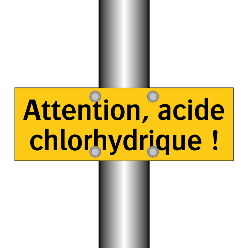 Attention, acide chlorhydrique !