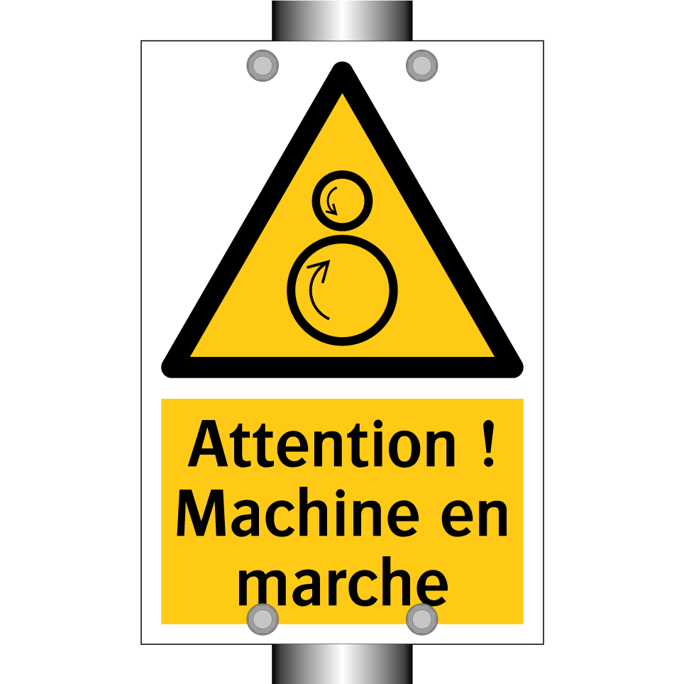 Attention ! Machine en marche