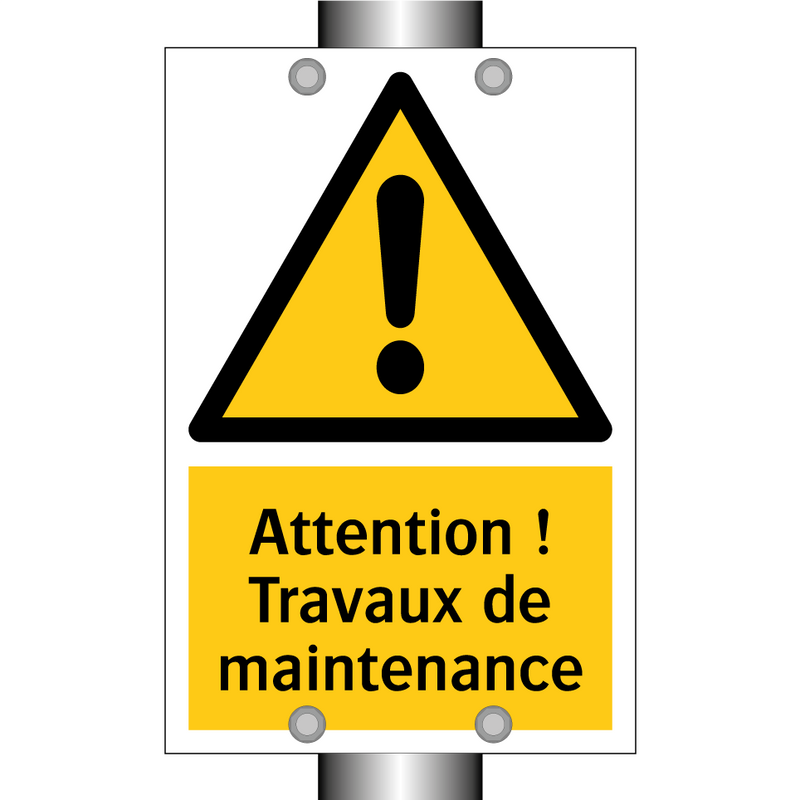 Attention ! Travaux de maintenance