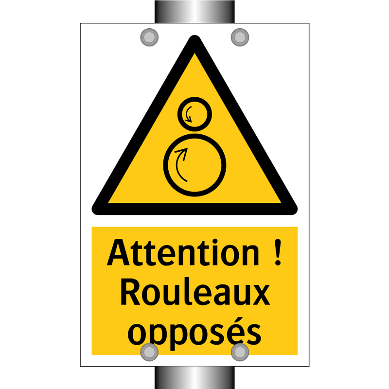 Attention ! Rouleaux opposés