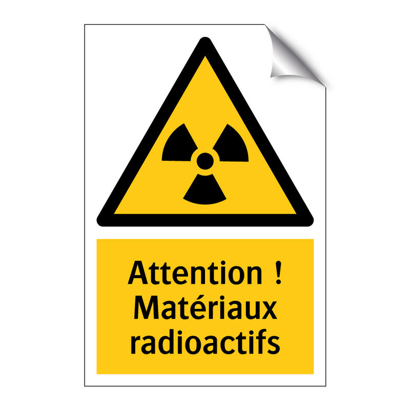 Attention ! Matériaux radioactifs