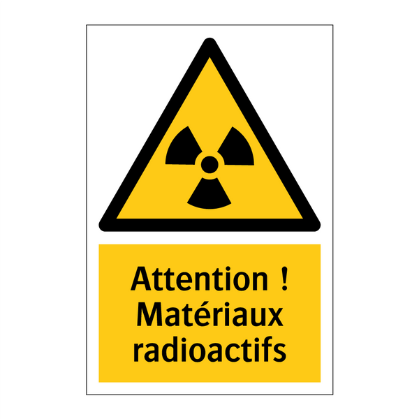 Attention ! Matériaux radioactifs