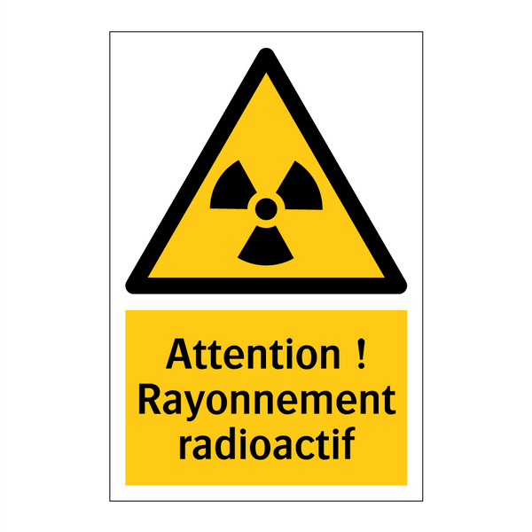Attention ! Rayonnement radioactif